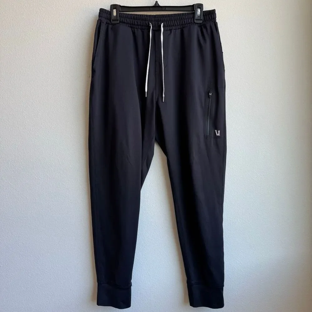 Vuori Sunday Performance Jogger Mens Size Large  Athletic Pants Drawstring Black